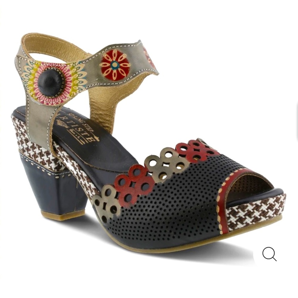 FLUEVOG•Fly London FANS: BOHO Platform Sandal, L’artiste